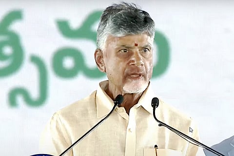 Chandrababu Naidu takes oath as CM